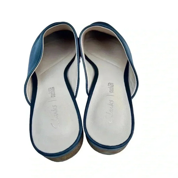 Clark’s Black Leather Slip On Mule•Size 7•Like New No Box• - Picture 6 of 11